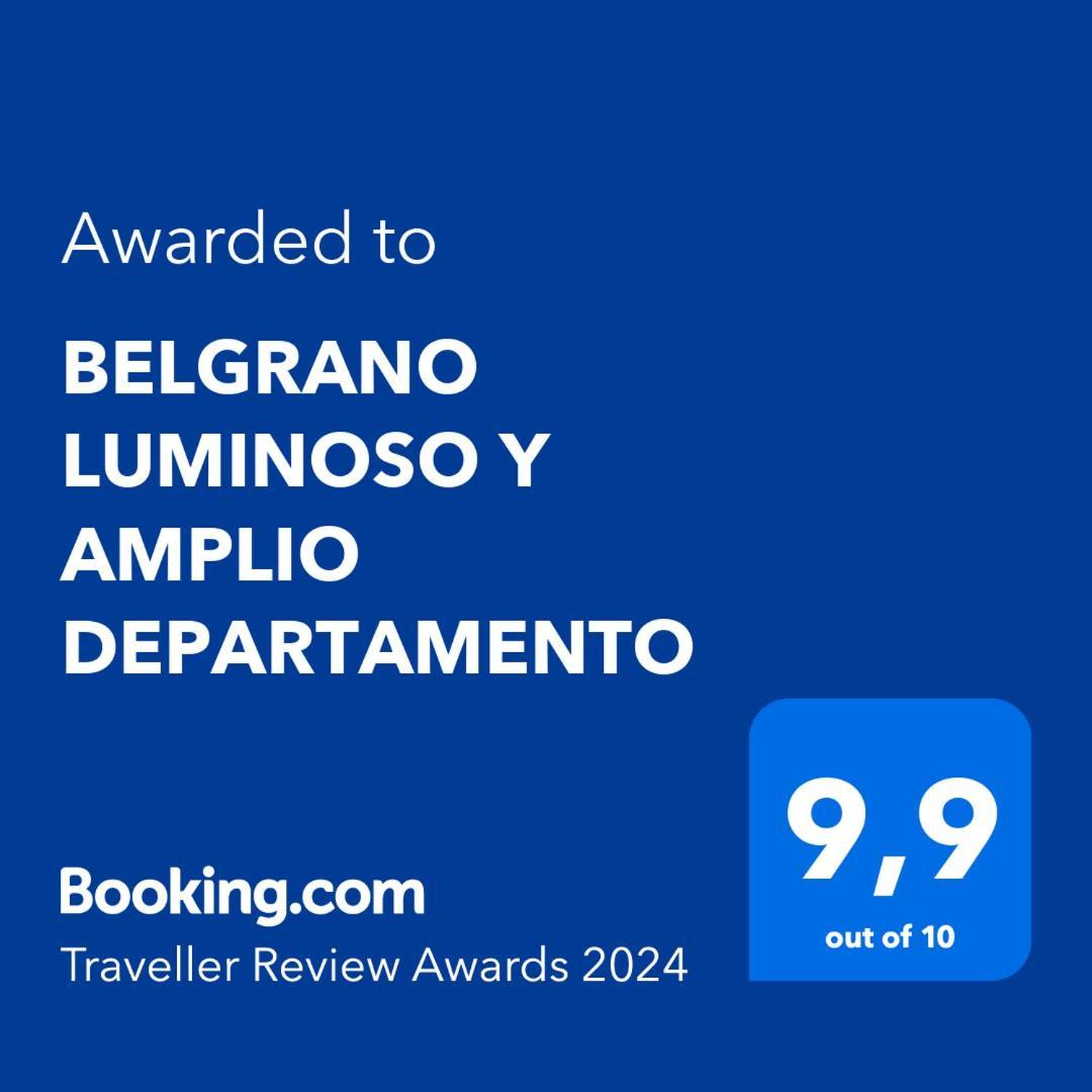 Апартаменты Belgrano Luminoso Y Amplio Departamento Буэнос-Айрес Экстерьер фото